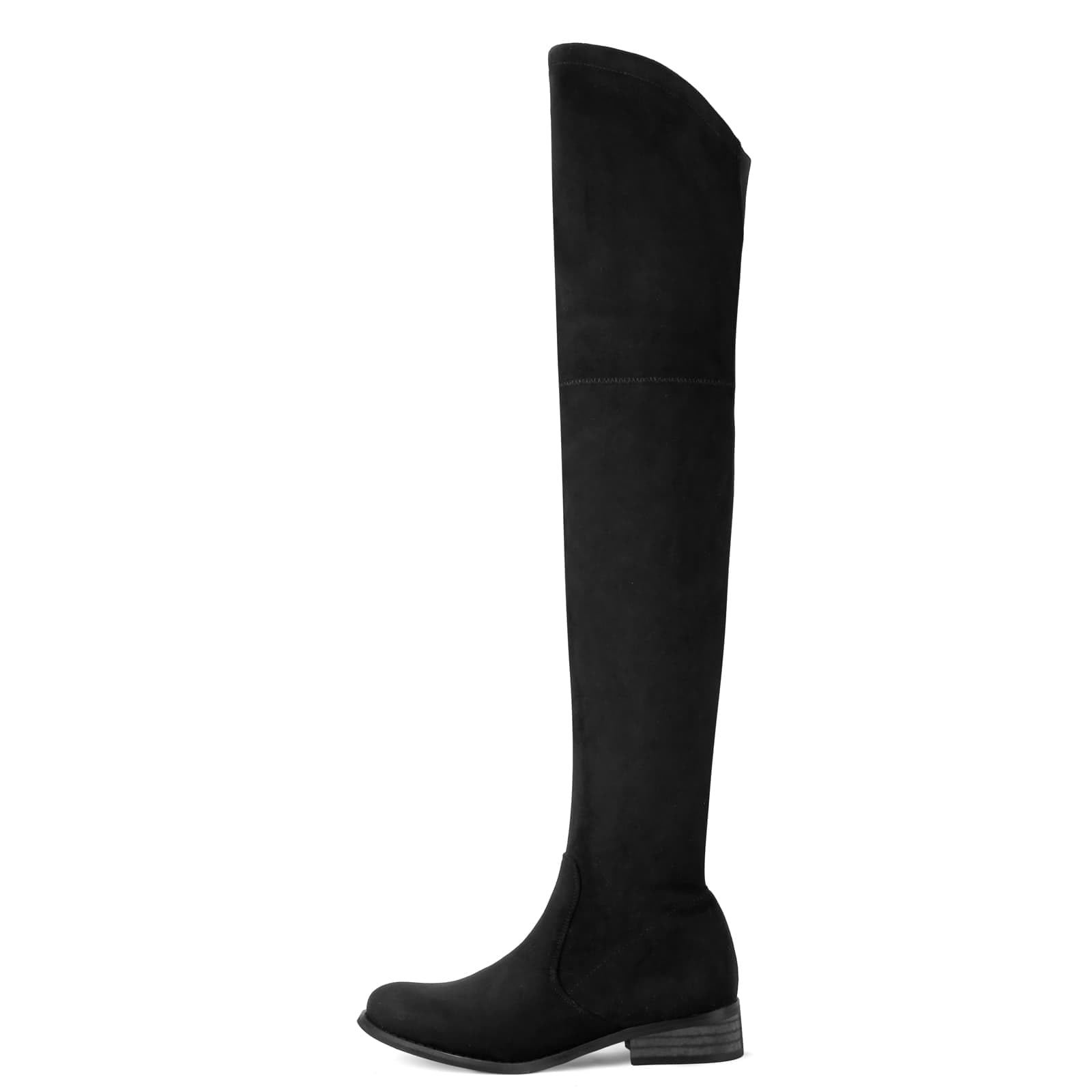 Stylish Women's Over The Knee Boots - Thigh High Stretchable Boots with Low Block Heel & Pointed Toe | Perfect for Fall/Winter Fashion, Date Nights & Office Wear