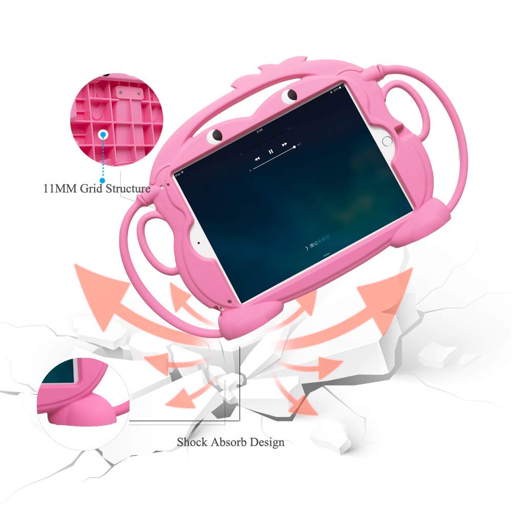Shockproof Cartoon Monkey iPad Case - Compatible with iPad 7th Gen 10.2