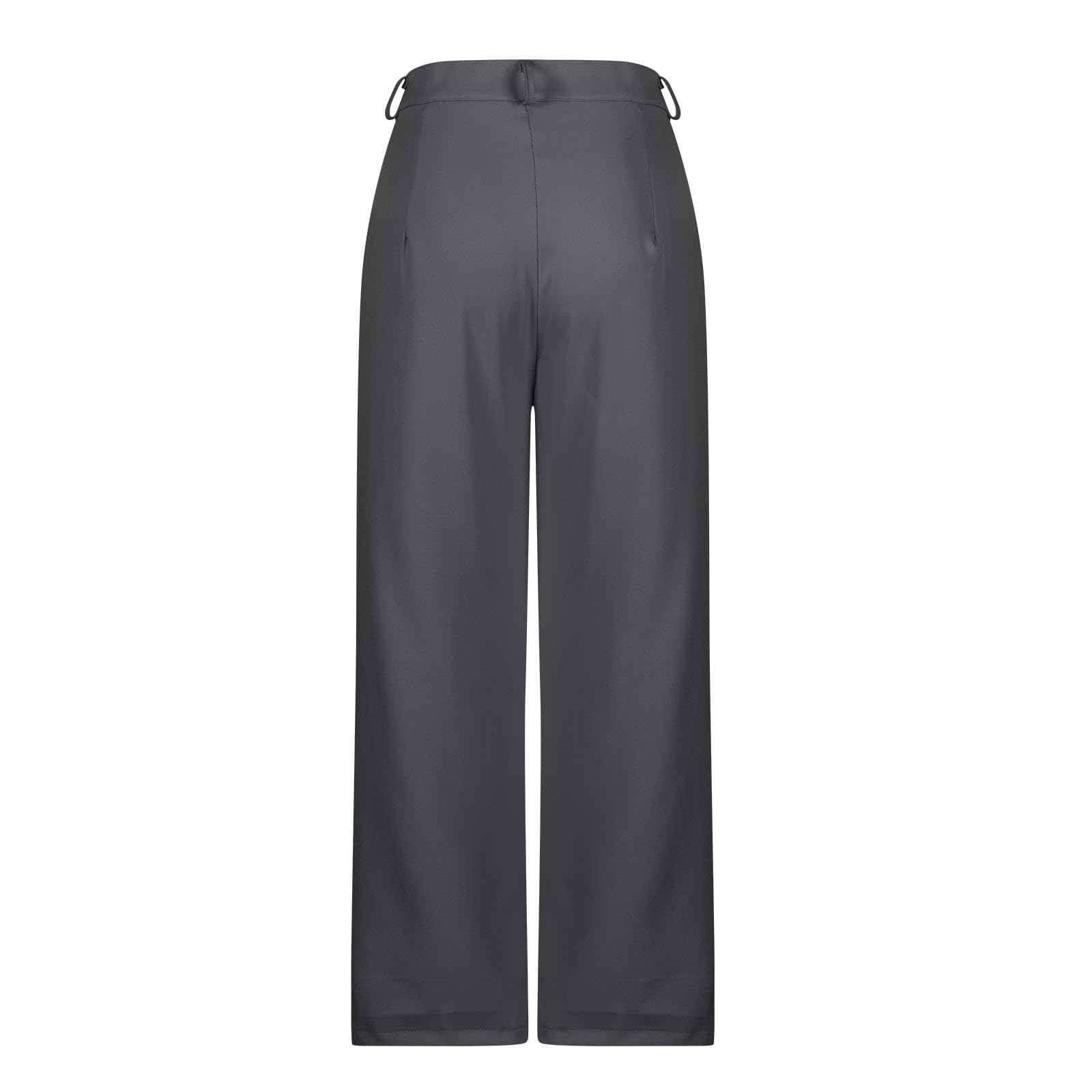 Women's High Waisted Wide Leg Dress Pants - Business Casual Office Trousers with Pockets & Button Closure | Perfect for Work, Meetings & Professional Events