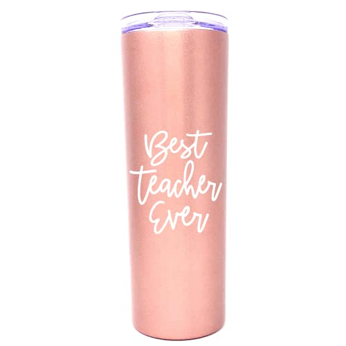 Best Teacher Ever Rose Gold
