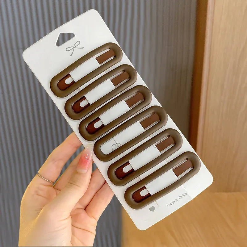6-Piece Versatile Hairpin Set - Durable Hair Clips for Women & Girls - Perfect for Updos, Braids, and Everyday Styling