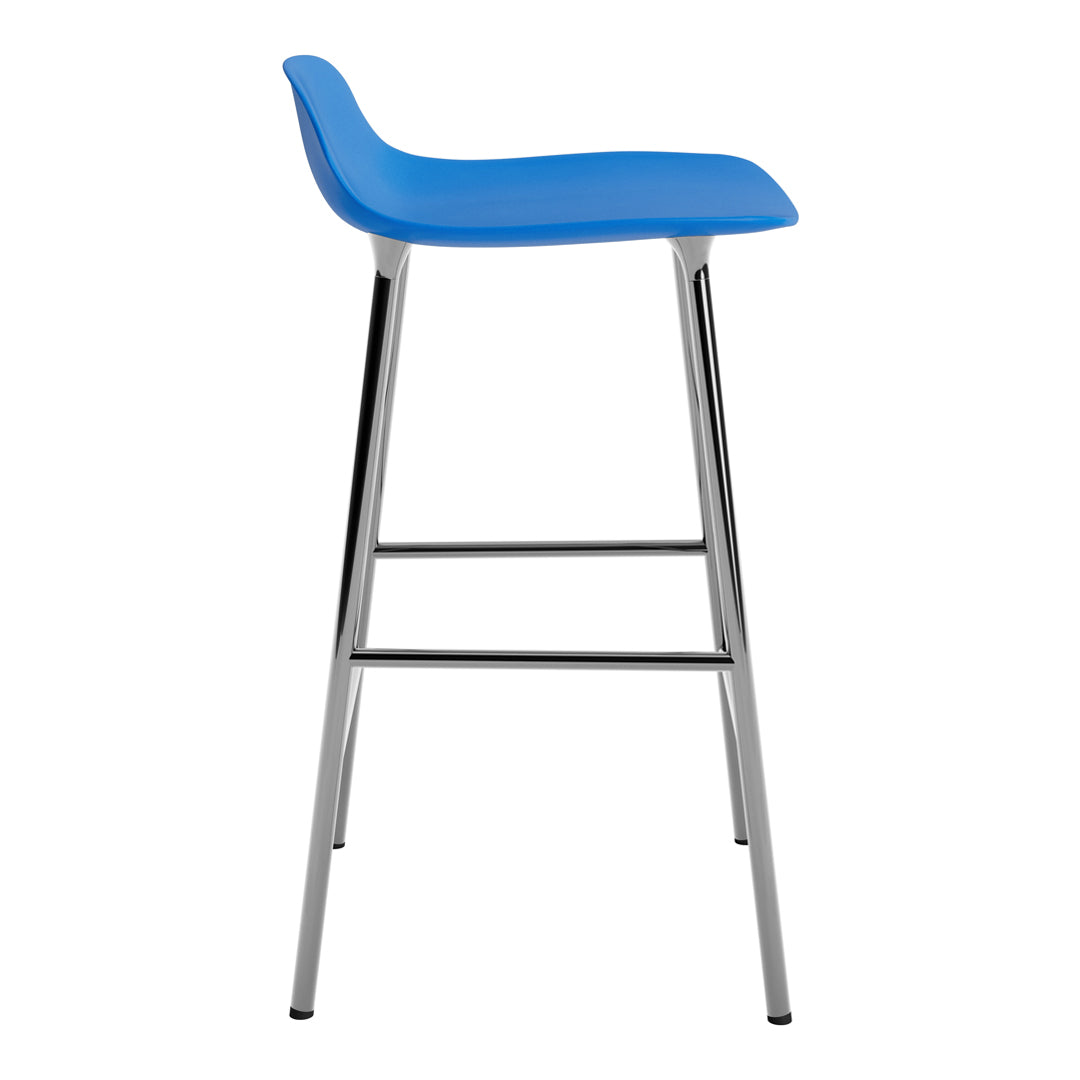 Modern Metal Leg Form Counter Stool - Bar Stool for Kitchen Island, Breakfast Nook & Home Decor