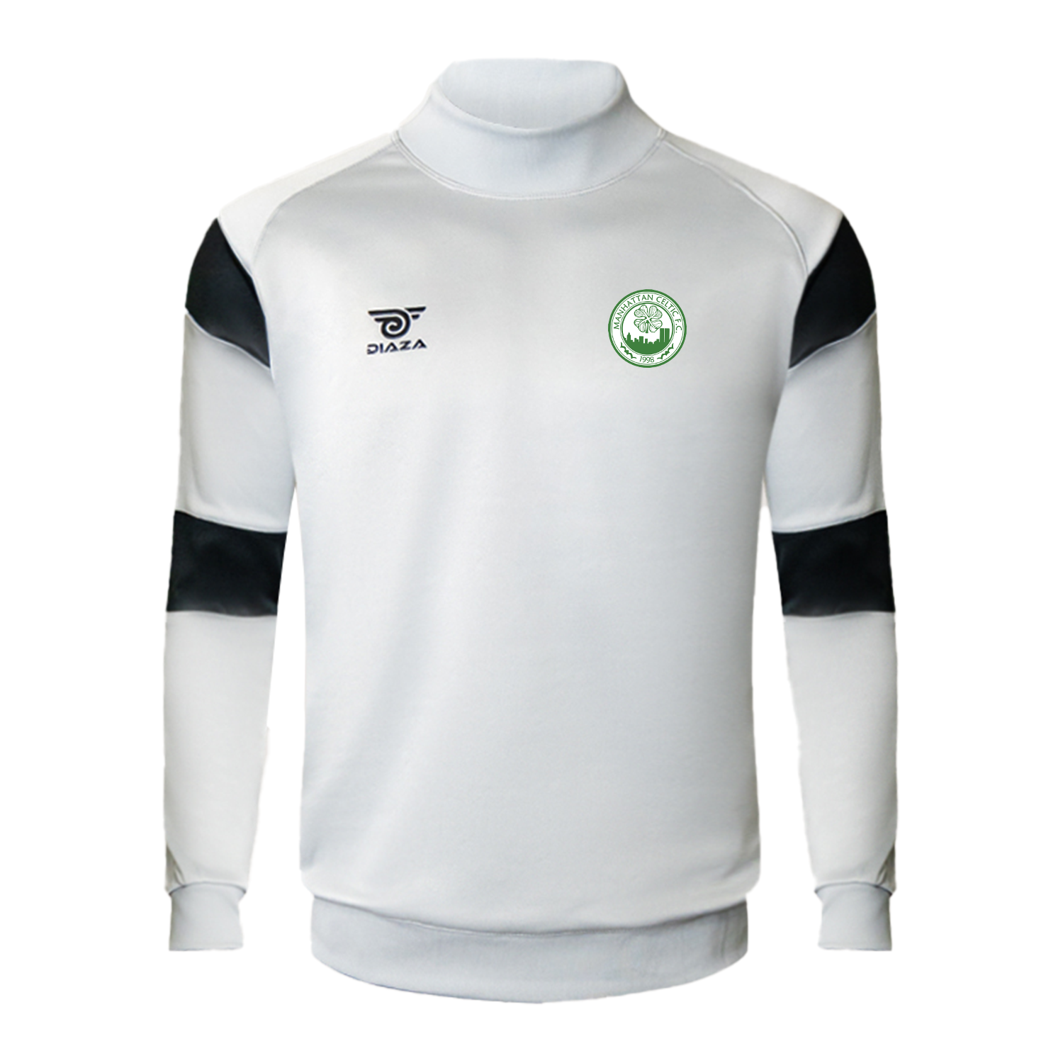 Men's Manhattan Celtic FC Tortuga Sweater - Grey Crewneck Pullover for Soccer Fans | Perfect for Game Day & Casual Wear