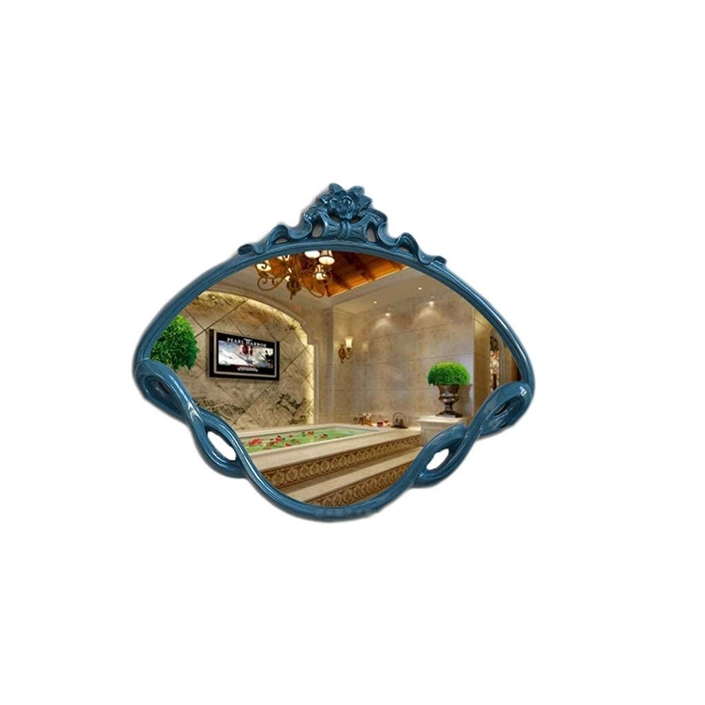 Vintage Distressed Wall Mirror - Retro Decorative Mirror for Home, Bathroom, Vanity & Makeup | High Definition Irregular Shaped Mirror for Living Room, Bedroom, Karaoke Bar & Entrance Decor