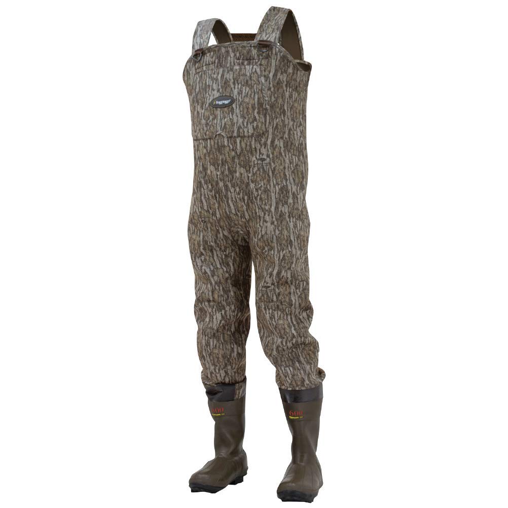 FROGG TOGGS Amphib Neoprene Bootfoot Camo Chest Waders for Men - Waterproof Hunting Waders Size 7 - Ideal for Duck Hunting, Fishing & Outdoor Adventures