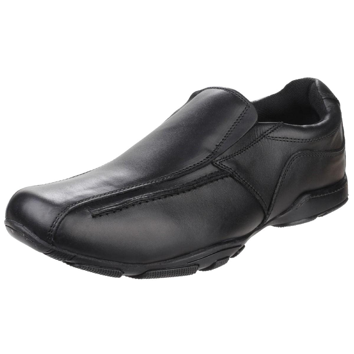 Hush Puppies Boys' Loafers - Comfortable Casual Slip-On Shoes for School, Church & Everyday Wear