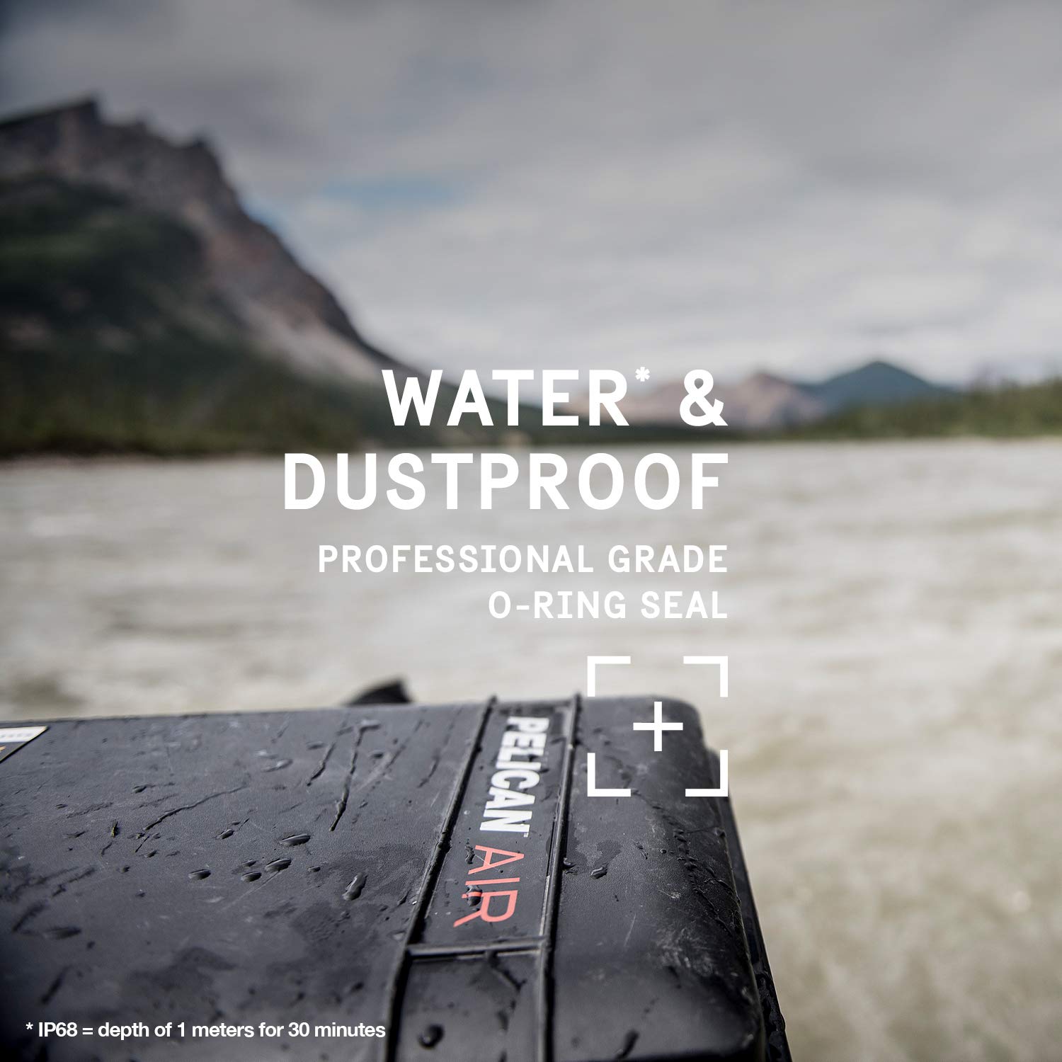 Pelican Air 1525 Waterproof Hard Case - Lightweight & Durable Travel Protection for Cameras, Drones & Electronics (Black) - Perfect for Outdoor Adventures, Air Travel & Equipment Storage