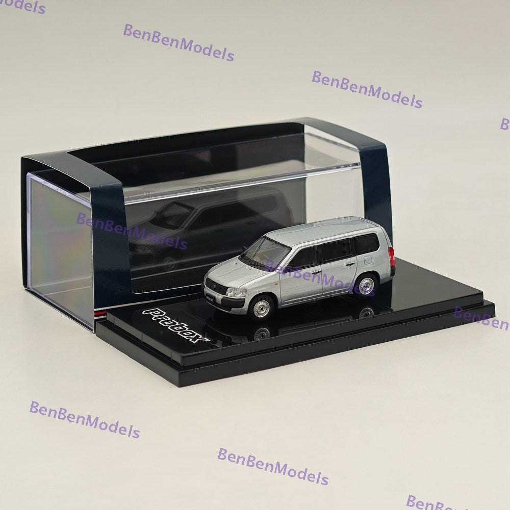 1/64 Scale Hobby Japan Toyota PROBOX GL Silver Diecast Model Car - Collectible Miniature Vehicle for Display & Gifts (HJ644062S) | Perfect for Car Enthusiasts, Model Collectors, and Home/Office Decoration