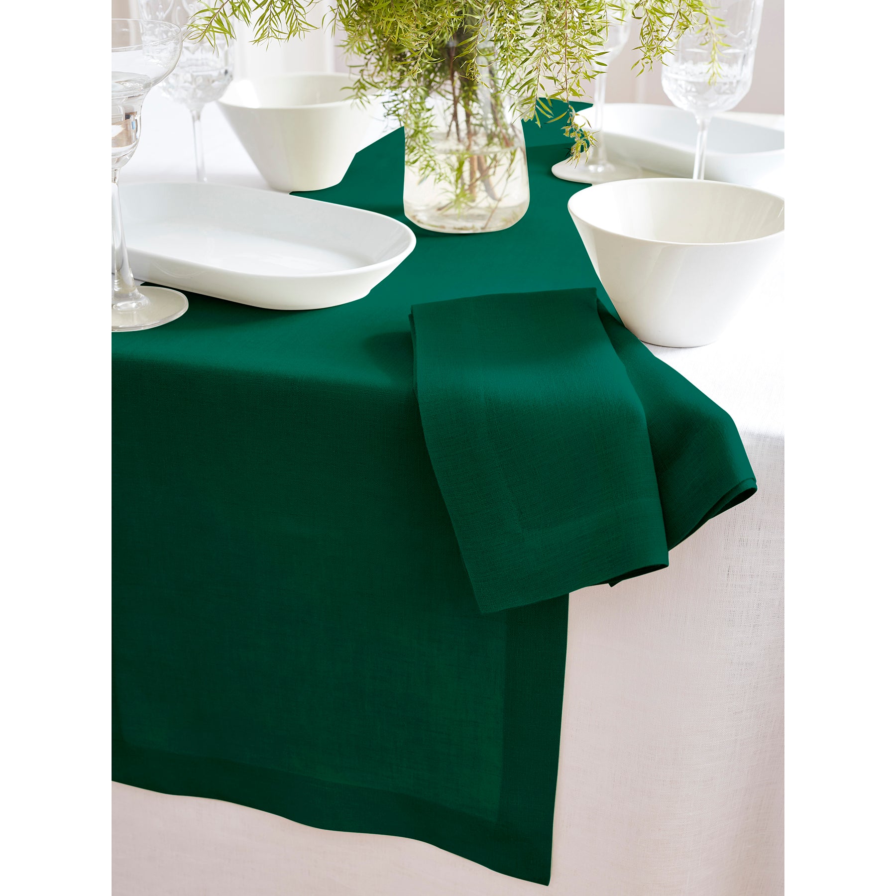 Elegant Sonoma Table Runner - Premium Cotton Decorative Table Cover for Dining & Home Decor - Perfect for Holidays, Weddings & Special Occasions