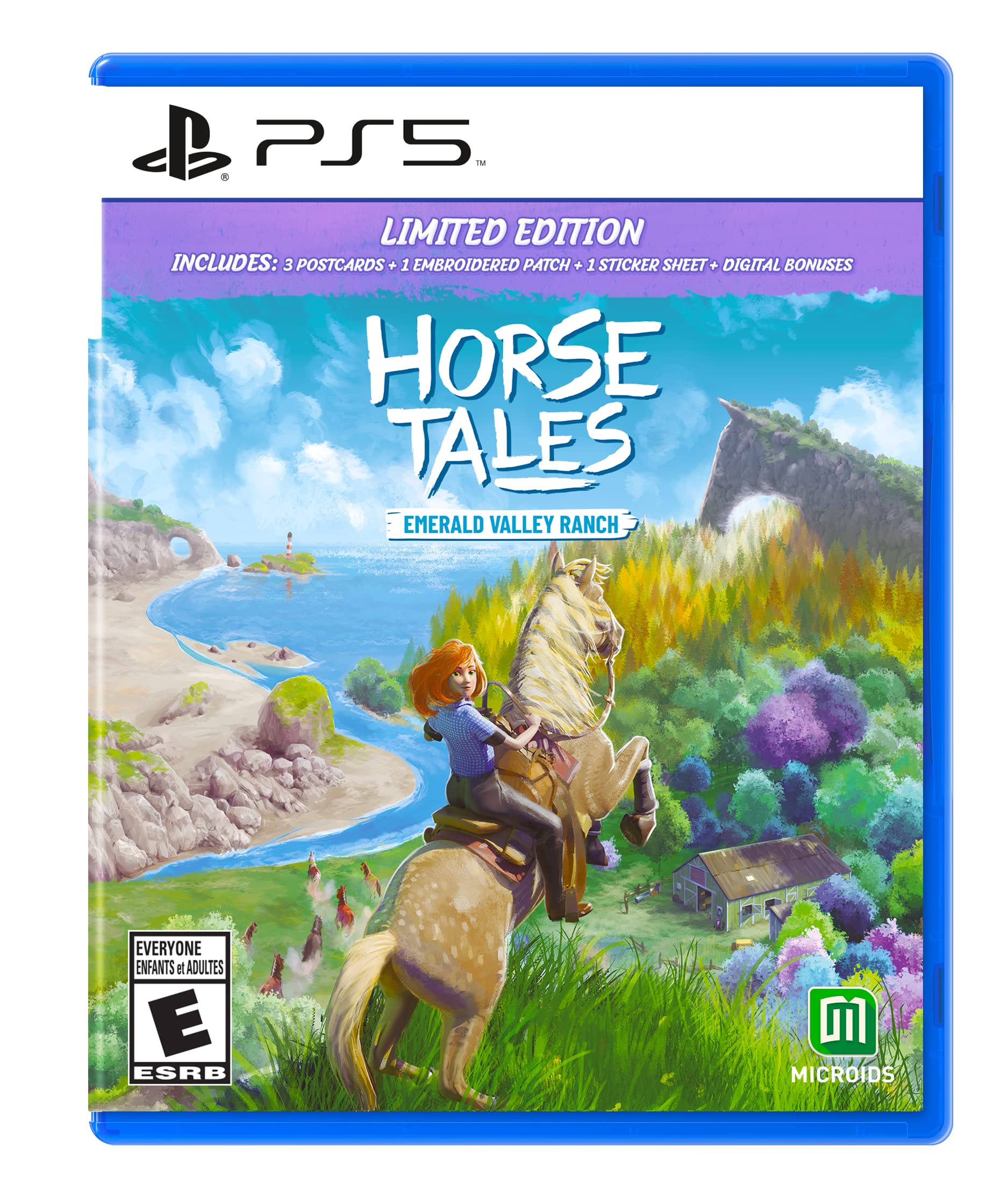 Horse Tales: Emerald Valley Ranch - Limited Edition for PS5 | Adventure Horse Riding Game | Explore Open World & Build Your Dream Ranch | Perfect for Kids & Family Gaming