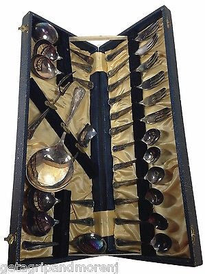 Vintage EPNS Silver Plated Dessert Flatware Set in Original Box - England Made - Perfect for Fine Dining, Tea Parties & Collectors