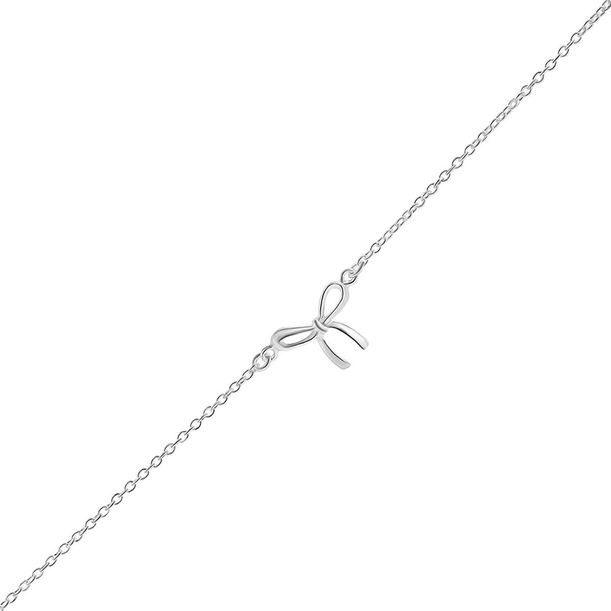 Elegant Bow Bracelet for Women - Dainty Adjustable Bowknot Jewelry Gift for Her - Perfect for Weddings, Parties & Everyday Wear