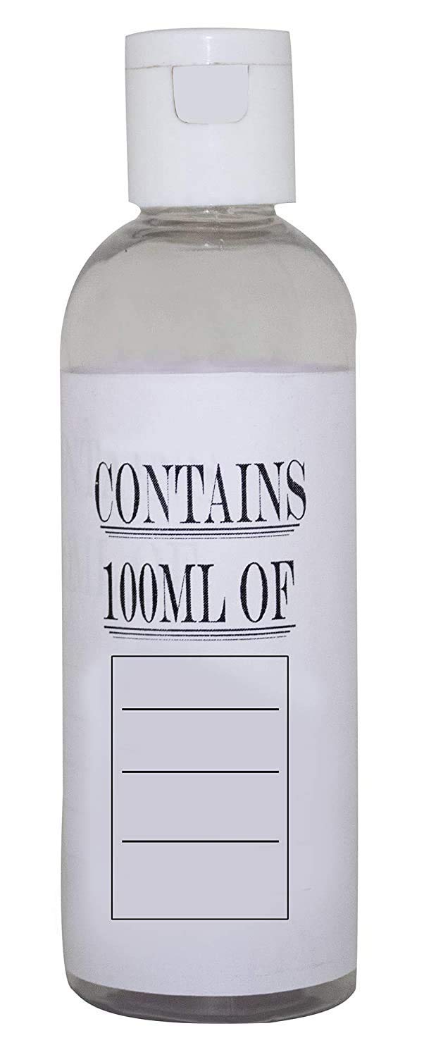 BAAL 4-Pack 100ml Empty Plastic Bottles with Flip Top Cap - Leak Proof Travel Containers for Liquids, Essential Oils, Shampoo, Cosmetics | Portable Refillable Storage for Home, Gym, Travel & DIY Projects
