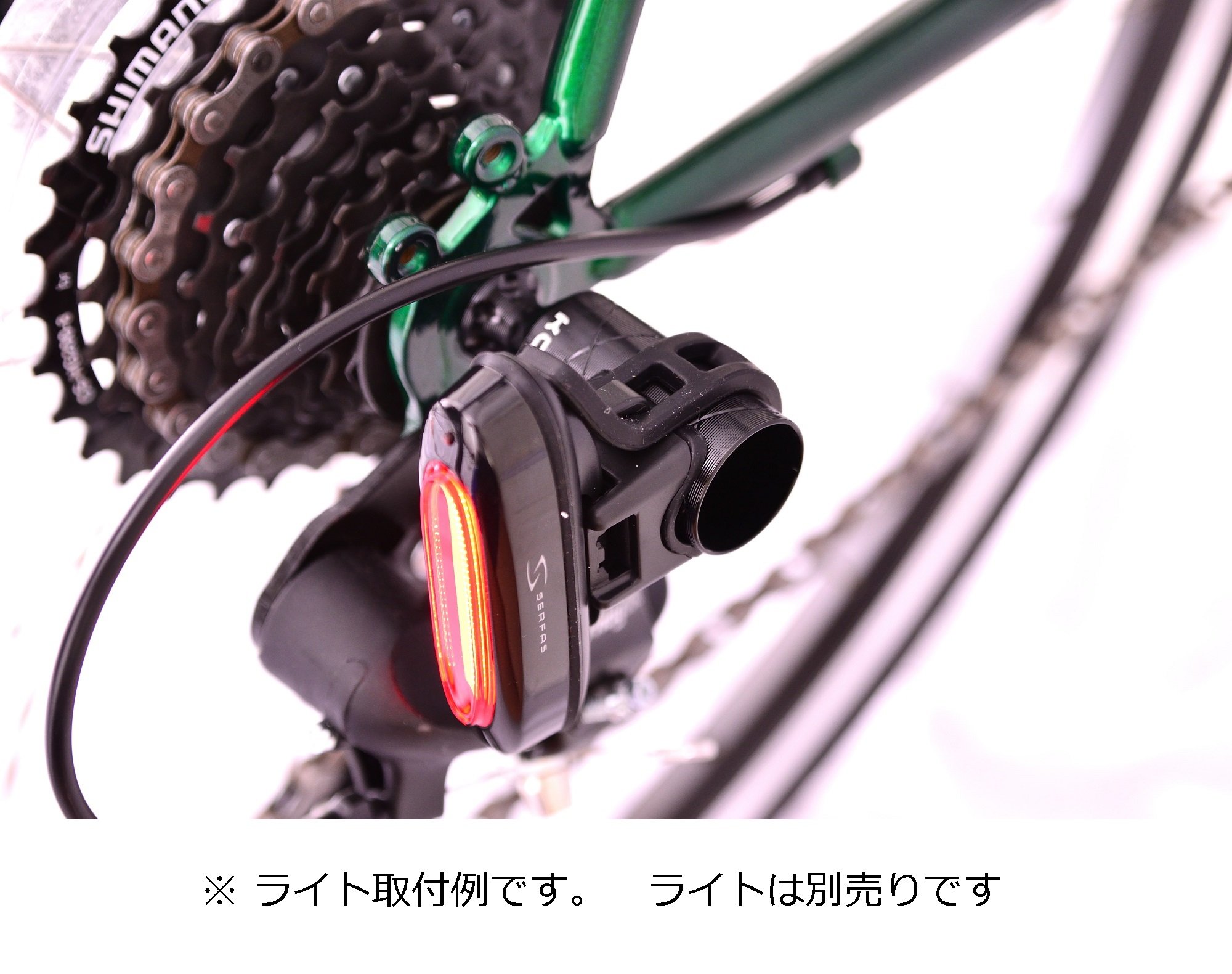 Lightweight Bicycle Light Holder & Hub Adapter - Durable Bike Accessory for Night Riding & Commuting