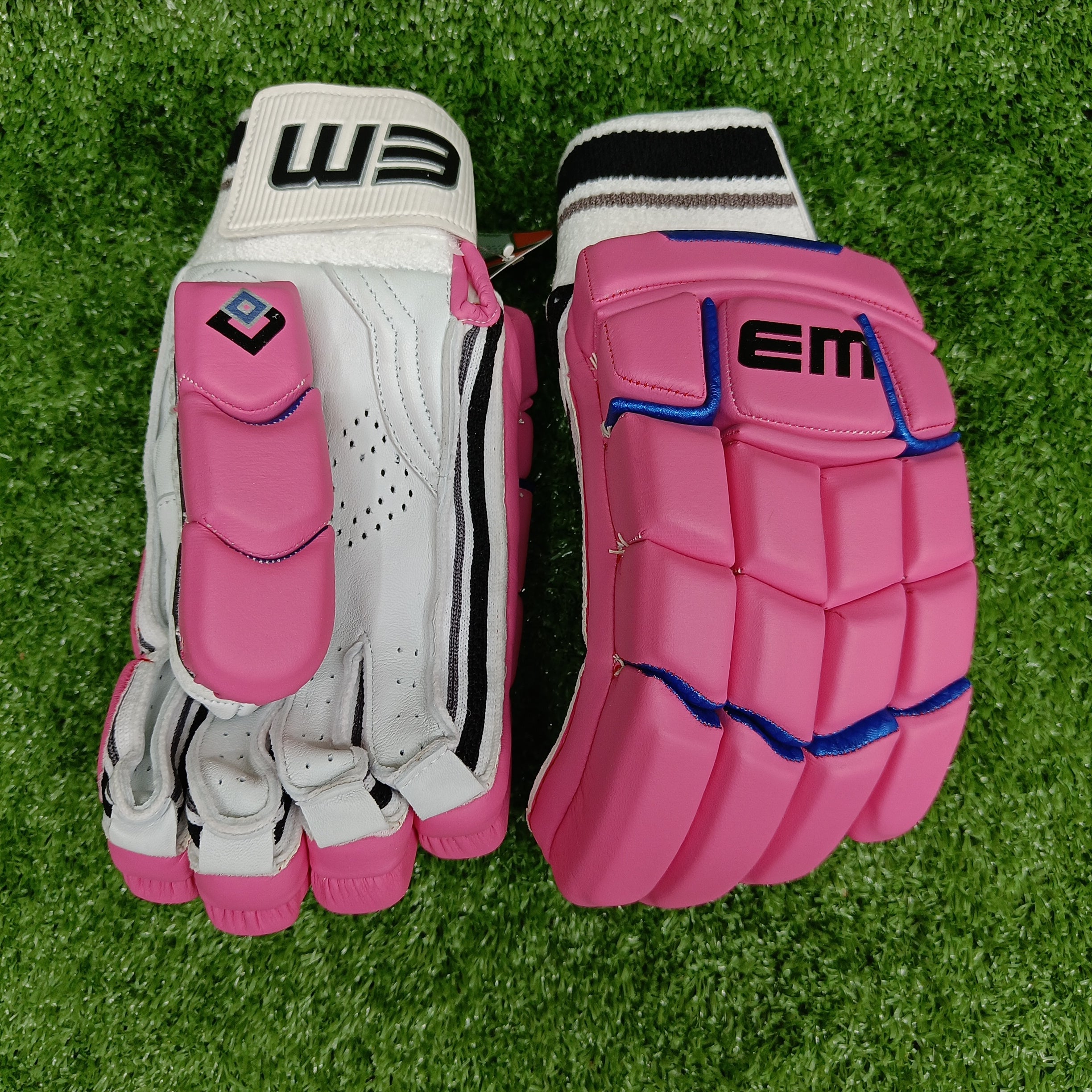 EM GT 1.0 Pink Junior/Youth Cricket Batting Gloves - Lightweight Protective Gear for Young Players - Perfect for Practice, Training & Matches
