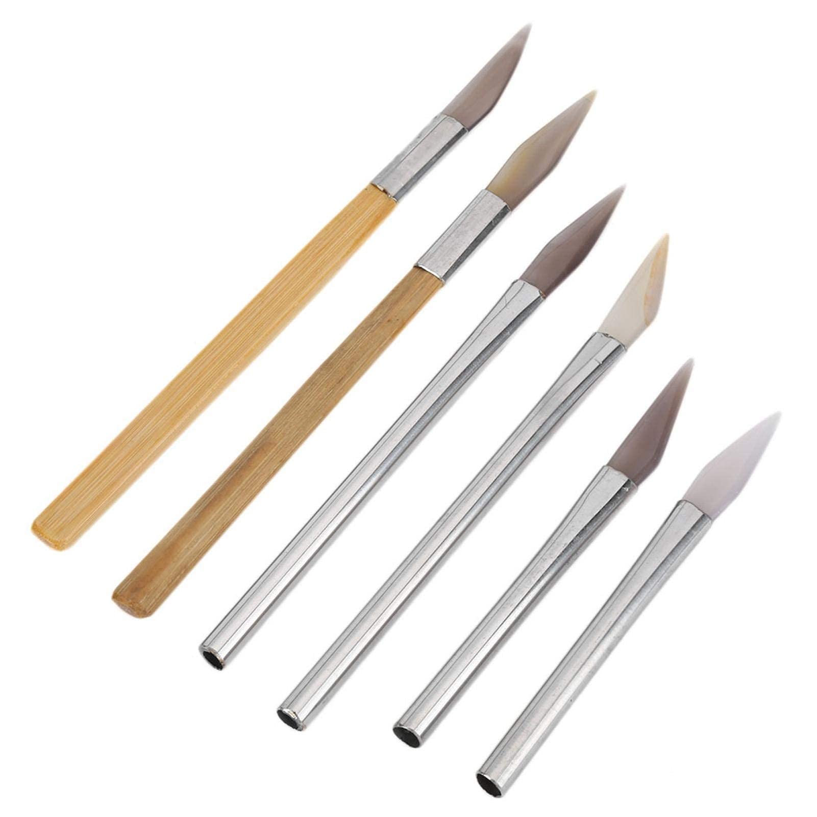 Premium Agate Burnishing Knife - Handcrafted Jewelry Polishing Tool for Silver Cleaning & Precious Metal Carving - Perfect for Jewelers, Artisans & DIY Crafting Projects