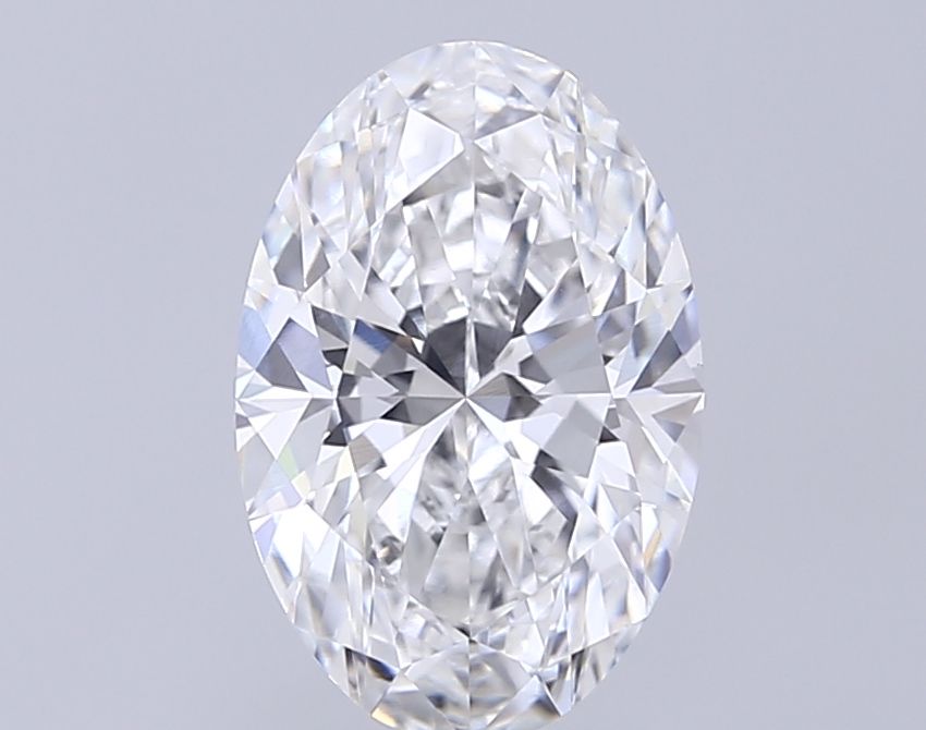 2.73 Carat Oval Lab-Created Diamond E VVS2 - Engagement Ring, Wedding Jewelry & Anniversary Gift