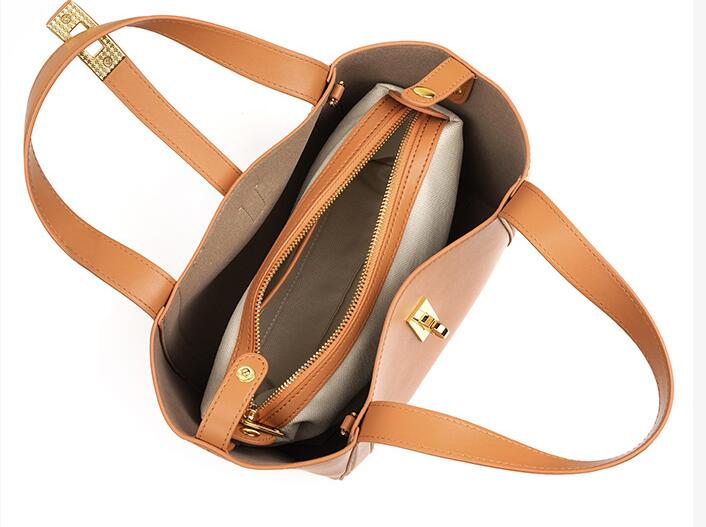 Stylish Small Leather Tote Crossbody Bag for Women - Perfect for Work, Travel & Everyday Use | Premium Genuine Leather Handbag