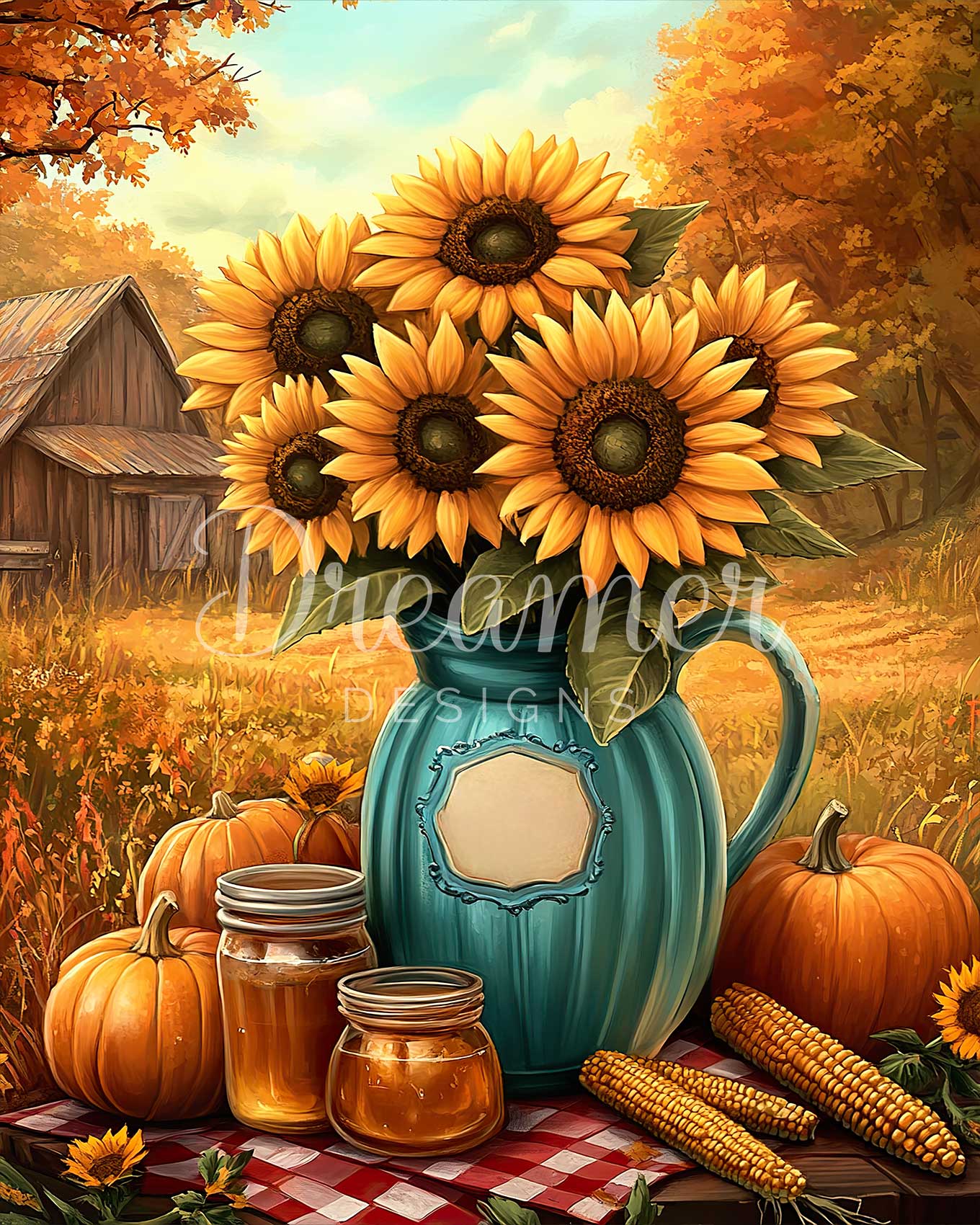 Harvest Charm - Elegant Home Decor for Thanksgiving & Fall Season | Perfect for Table Centerpieces, Mantel Displays & Seasonal Gifting