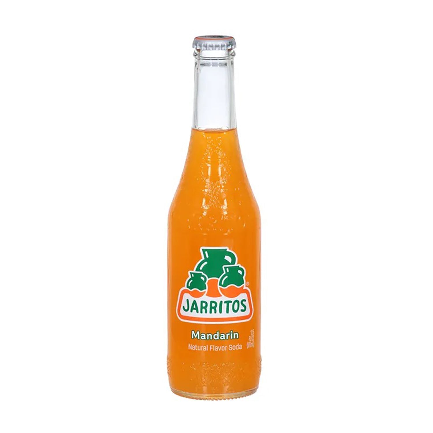 Jarritos Mandarina Orange Soda Glass Bottle - 12.5oz (Pack of 1) - Refreshing Mexican Soft Drink for Parties, BBQs & Summer Gatherings