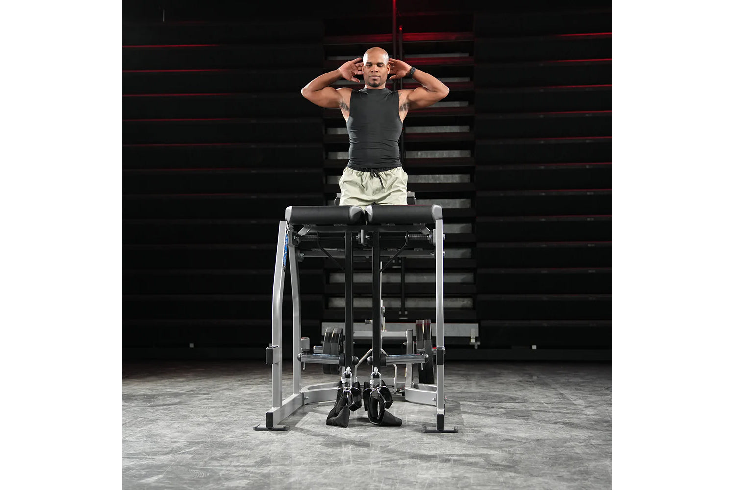 Hammer Strength Glute Ham Reverse Hyper Combo Bench Machine - Professional Home & Gym Strength Training Equipment for Legs, Glutes and Back Workouts