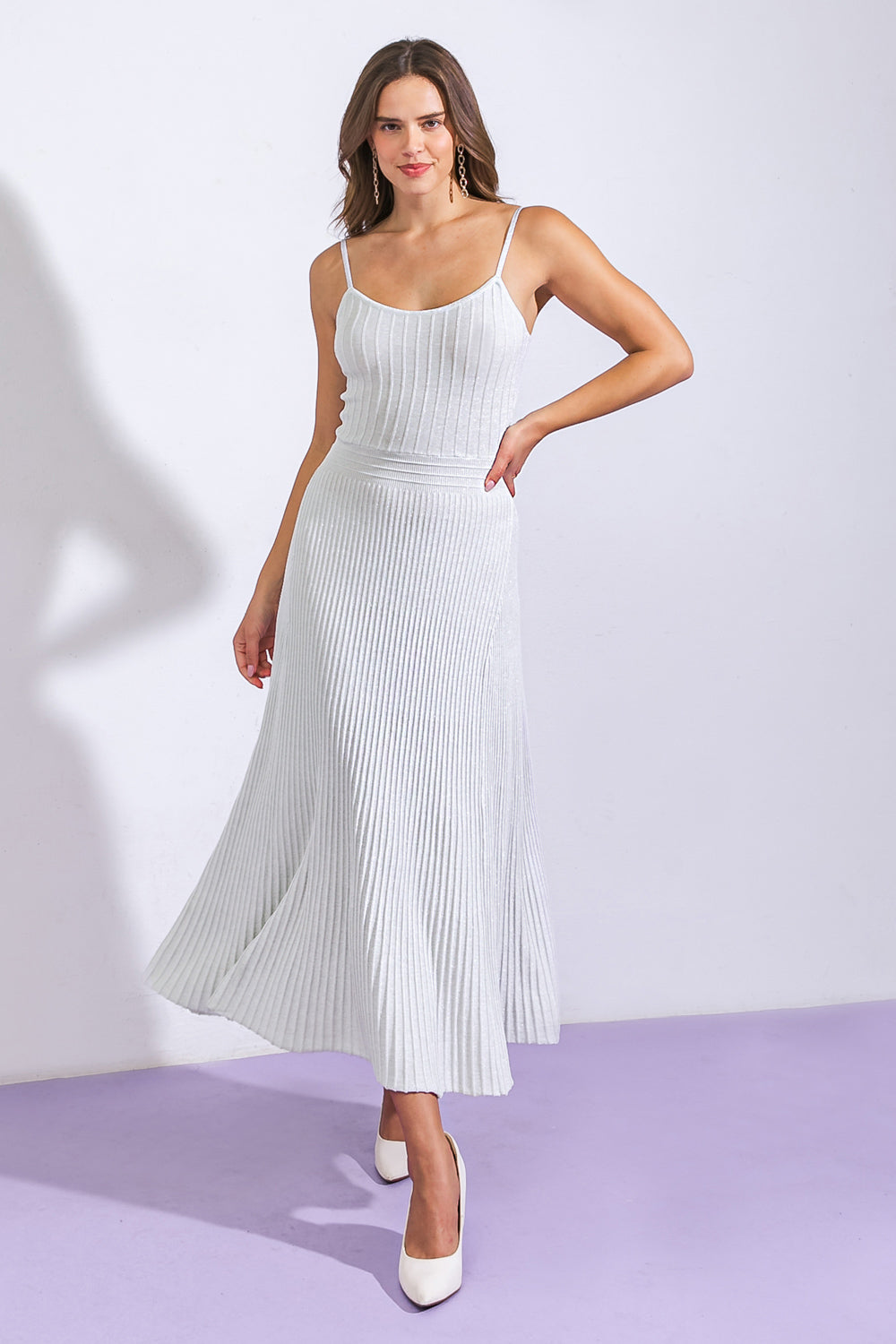 Gone in a Blink Knit Sweater Dress - Women's Cozy Winter Pullover Dress for Casual Outings & Holiday Parties
