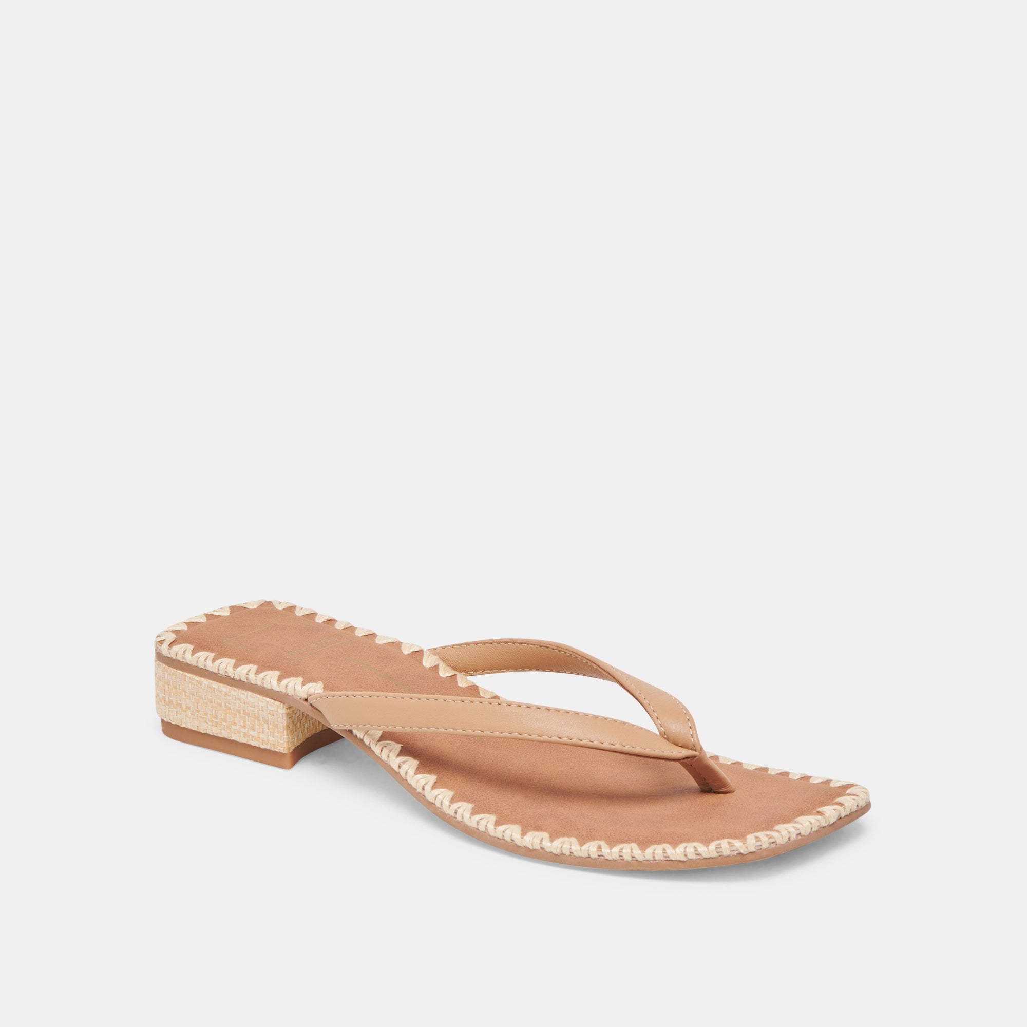 BARTY Women's Light Tan Leather Sandals - Comfortable Casual Slip-On Sandals for Walking, Beach, and Summer Outfits