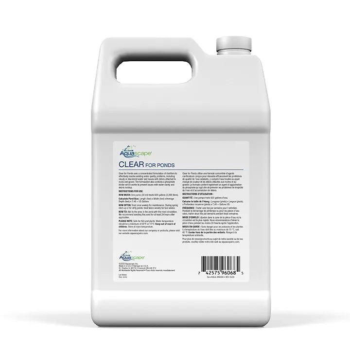 Clear for Ponds - Natural Water Clarifier for Koi & Garden Ponds | Improves Water Clarity & Reduces Algae | Perfect for Outdoor Water Features & Fish Tanks
