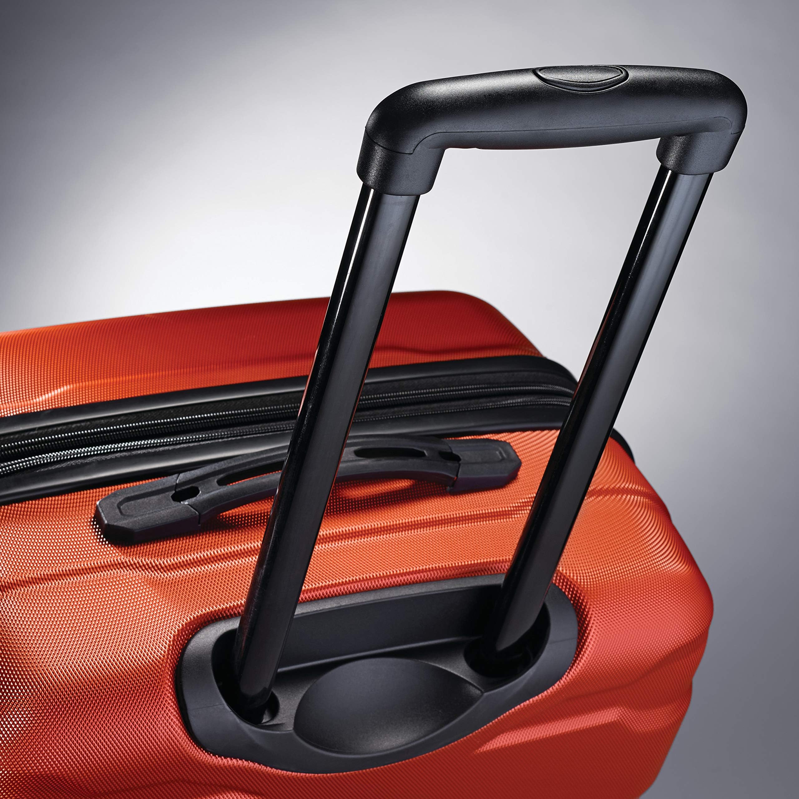 Samsonite Omni PC Hardside Expandable Luggage Set with 360° Spinner Wheels - 3-Piece (20/24/28 Inch) Carry-On Suitcases in Burnt Orange | Perfect for Business Travel, Family Vacations & International Trips
