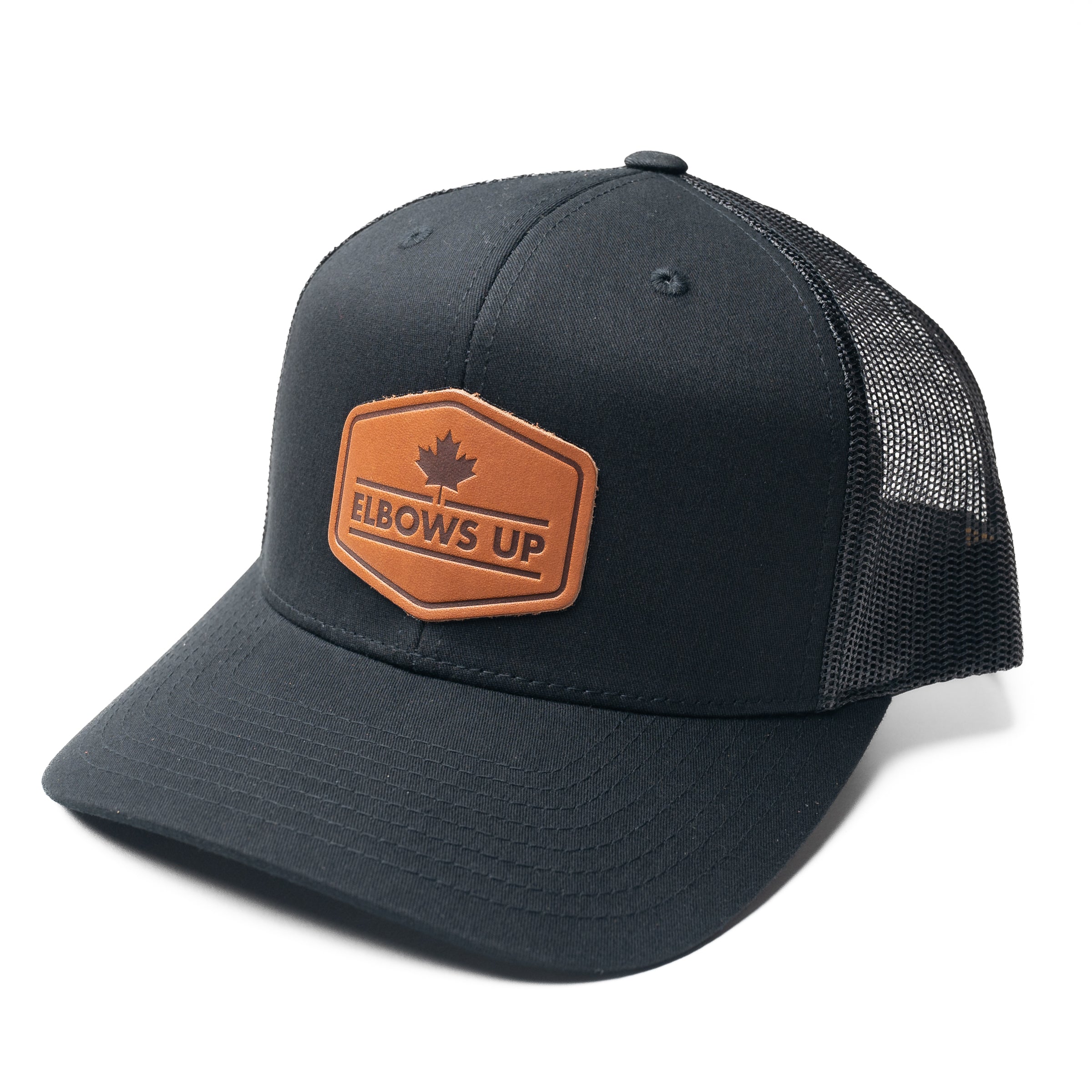 Elbows Up Trucker Hat - Adjustable Snapback Cap for Men & Women - Perfect for Outdoor Activities, Sports, and Casual Wear
