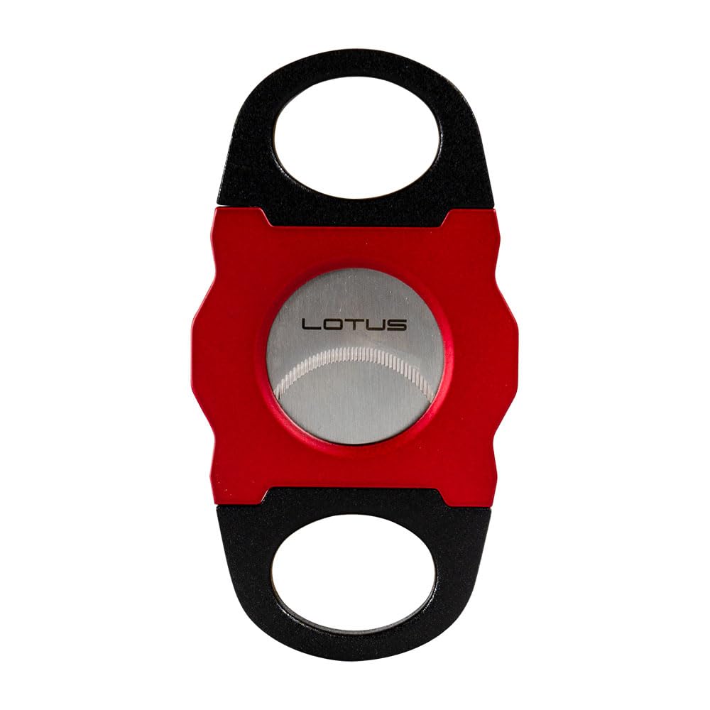 Lotus Marathon Man Serrated Cutter - Red Stainless Steel Knife for Outdoor Camping, Hiking & Survival Gear | Sharp Multi-Purpose Tool for Cutting Rope, Fishing Line & More