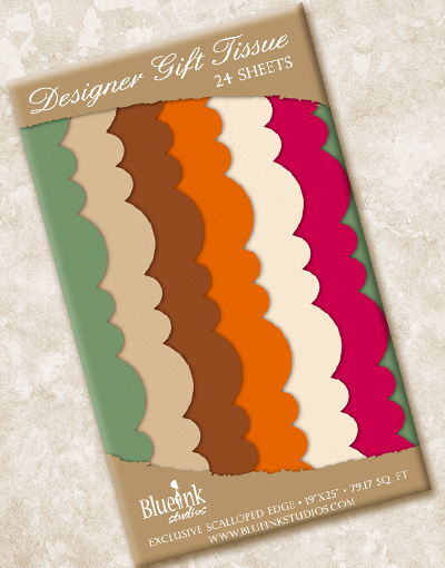 Autumn Splendor Scalloped Tissue Paper - Decorative Fall Craft Supplies for Gift Wrapping, Party Decorations & DIY Scrapbooking | Perfect for Thanksgiving, Halloween & Seasonal Home Decor