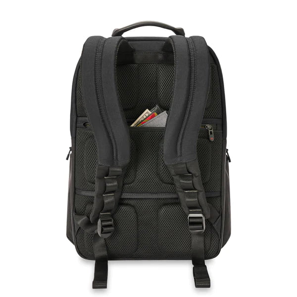Briggs & Riley HTA Medium Widemouth Backpack - Durable Travel Backpack for Work & Commuting, Laptop Compartment, Spacious Design - Perfect for Business Trips, College & Everyday Use