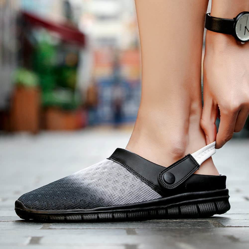 Axcone Unisex Garden Clogs - Breathable Mesh Summer Slippers for Men & Women - Lightweight Non-Slip Outdoor Beach Sandals - Perfect for Gardening, Poolside, and Beach Vacations