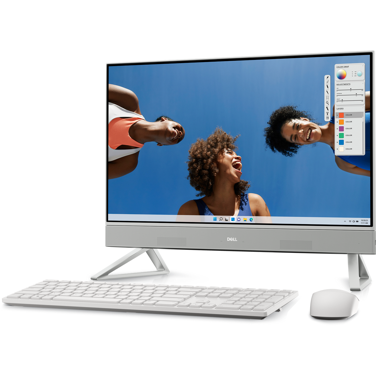 Dell C24250 All-in-One Desktop Computer - 24 Inch FHD Display, Intel Core i5, 8GB RAM, 512GB SSD - Perfect for Home Office, Business & Remote Work