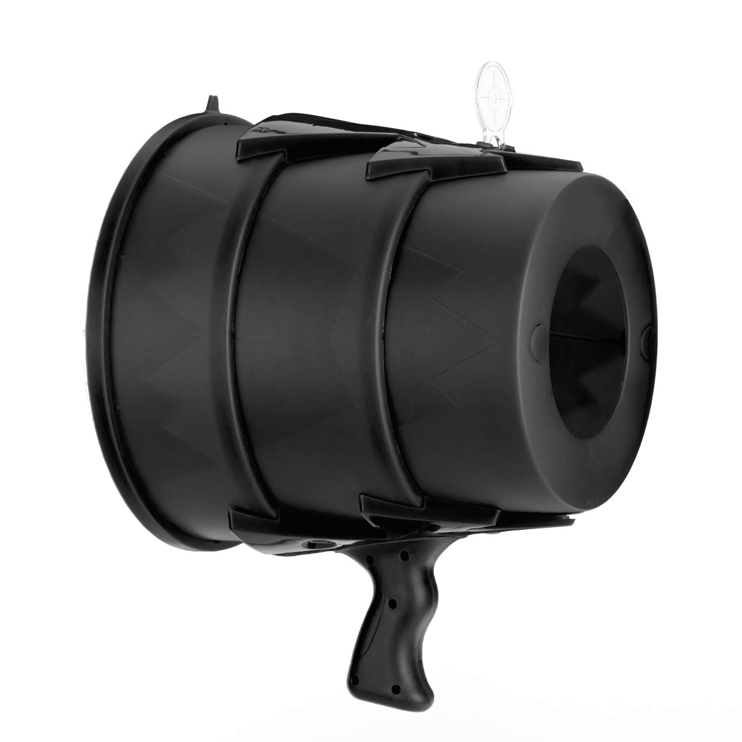 Airzooka Air Blaster Toy - Fun Air Cannon for Kids & Adults (Ages 6+) - Powerful Air Flow for Indoor/Outdoor Play - Great for Parties, Classrooms & Backyard Fun - Black