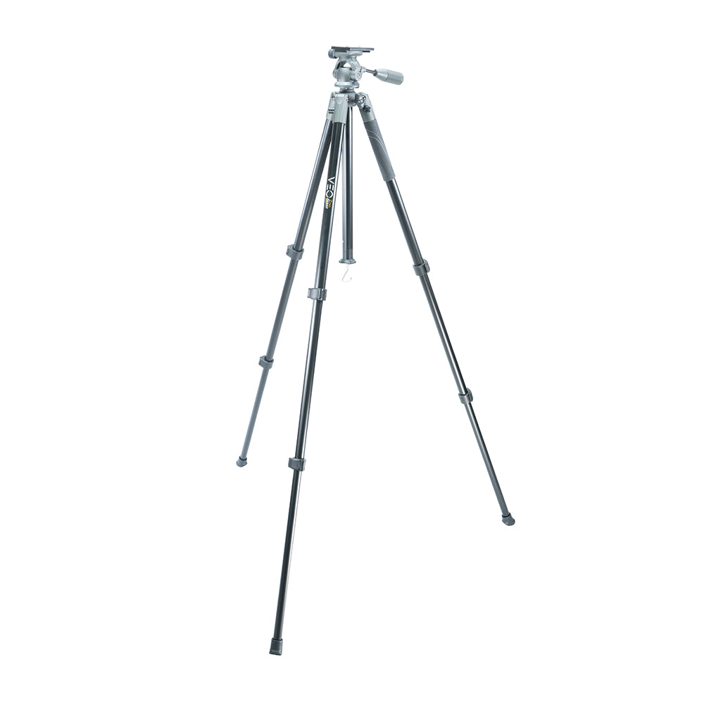 VEO 2 PRO 263AO Aluminum Tripod with 2-Way Pan Head - Heavy Duty 11LBS/KG Capacity for Photography & Videography - Perfect for Travel, Studio & Outdoor Shooting