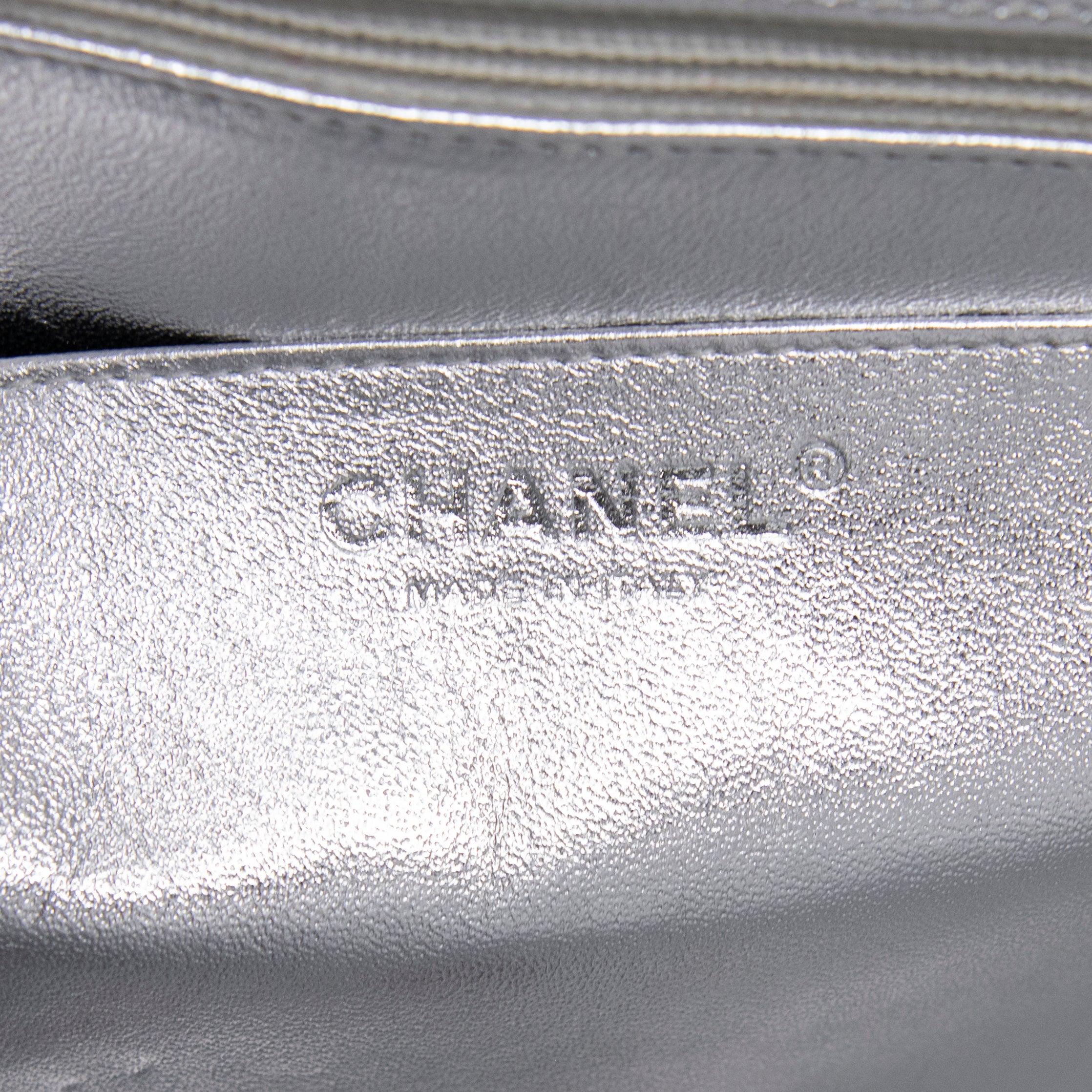 Chanel Metallic Silver Jumbo Flap Bag - Luxury Designer Handbag for Women | Perfect for Evening Parties, Date Nights & Special Occasions