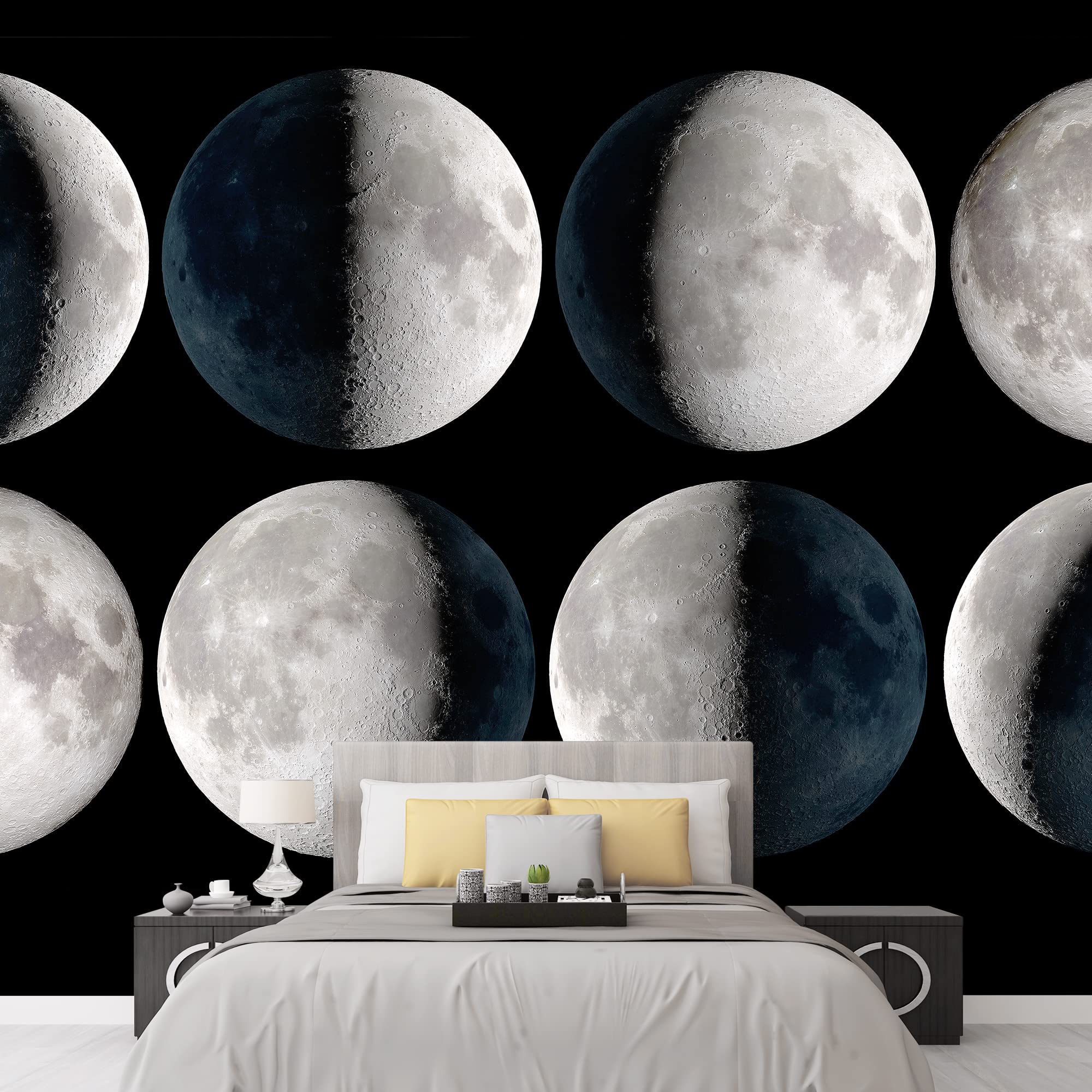 Universe & Planets Removable Wall Mural - Peel and Stick Wallpaper for Bedroom Decor (66x96 inches) - Perfect for Kids Room, Nursery, or Space-Themed Home Design