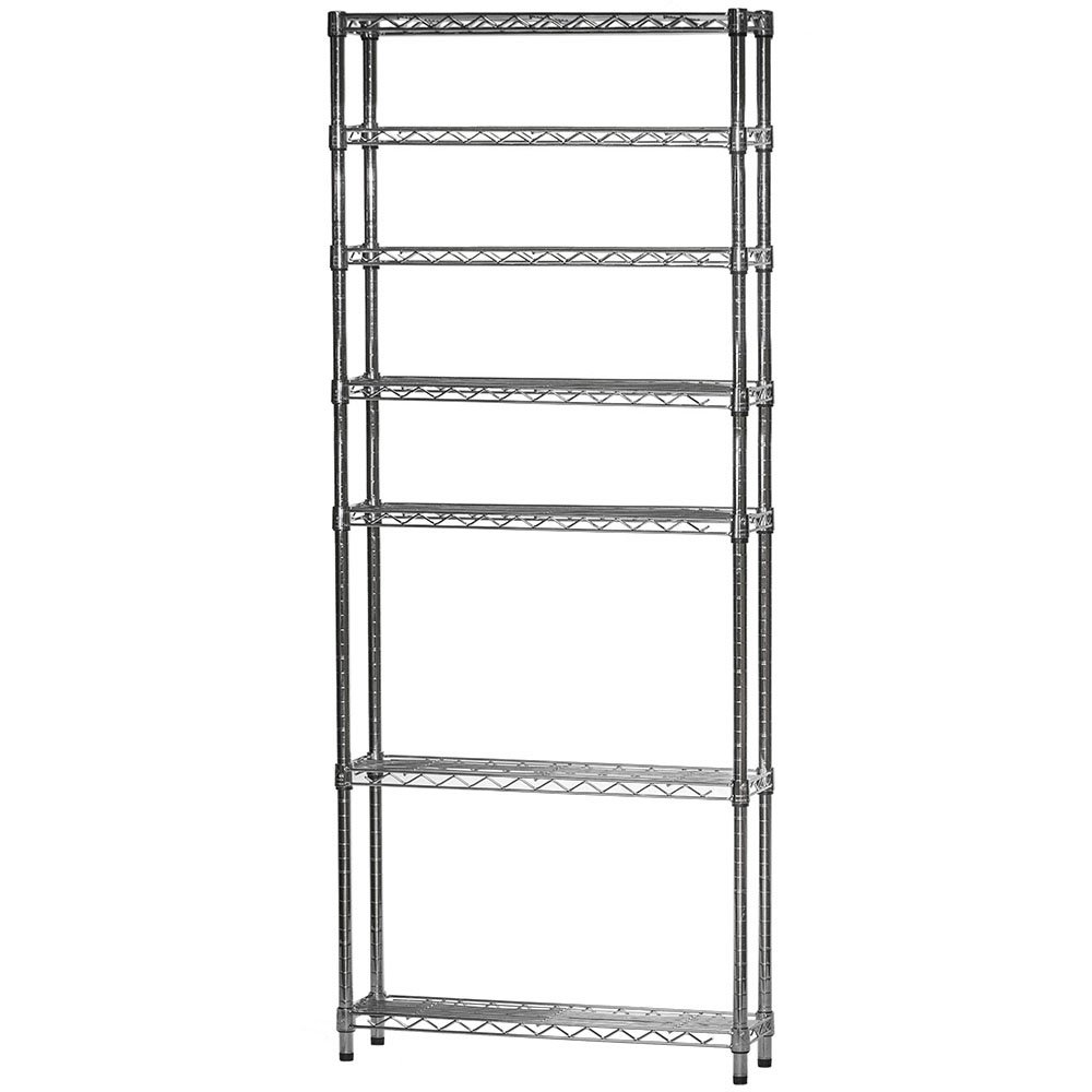 Chrome Wire Shelving Unit - 8