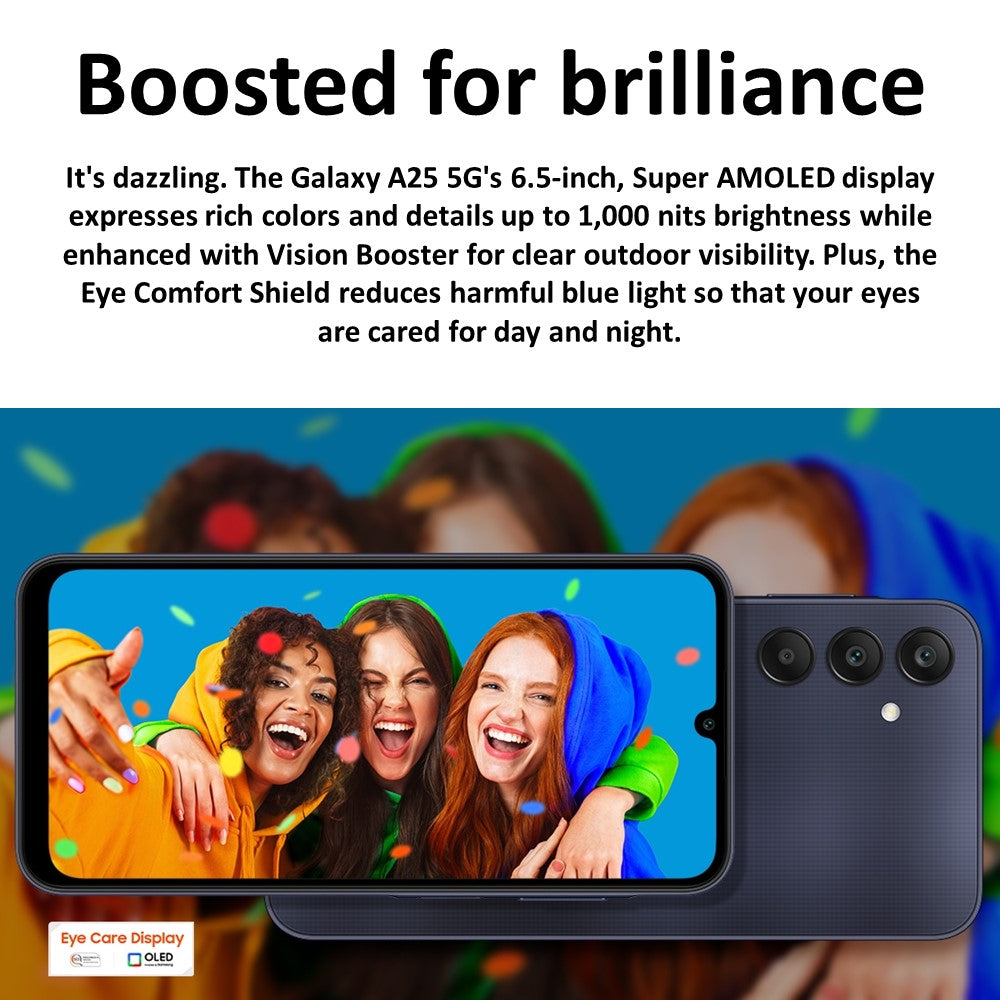 Samsung Galaxy A25 5G Unlocked Smartphone (128GB, 6GB RAM) - 6.5