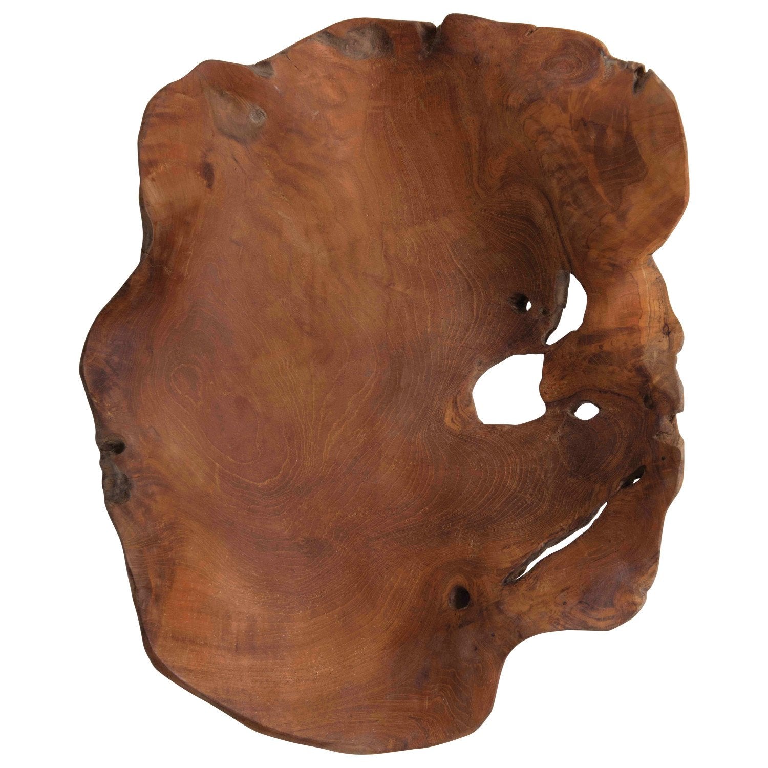 Premium Teak Wood Bowl - Handcrafted, Durable & Eco-Friendly - Perfect for Serving, Salad Bowls, Fruit Display & Home Decor