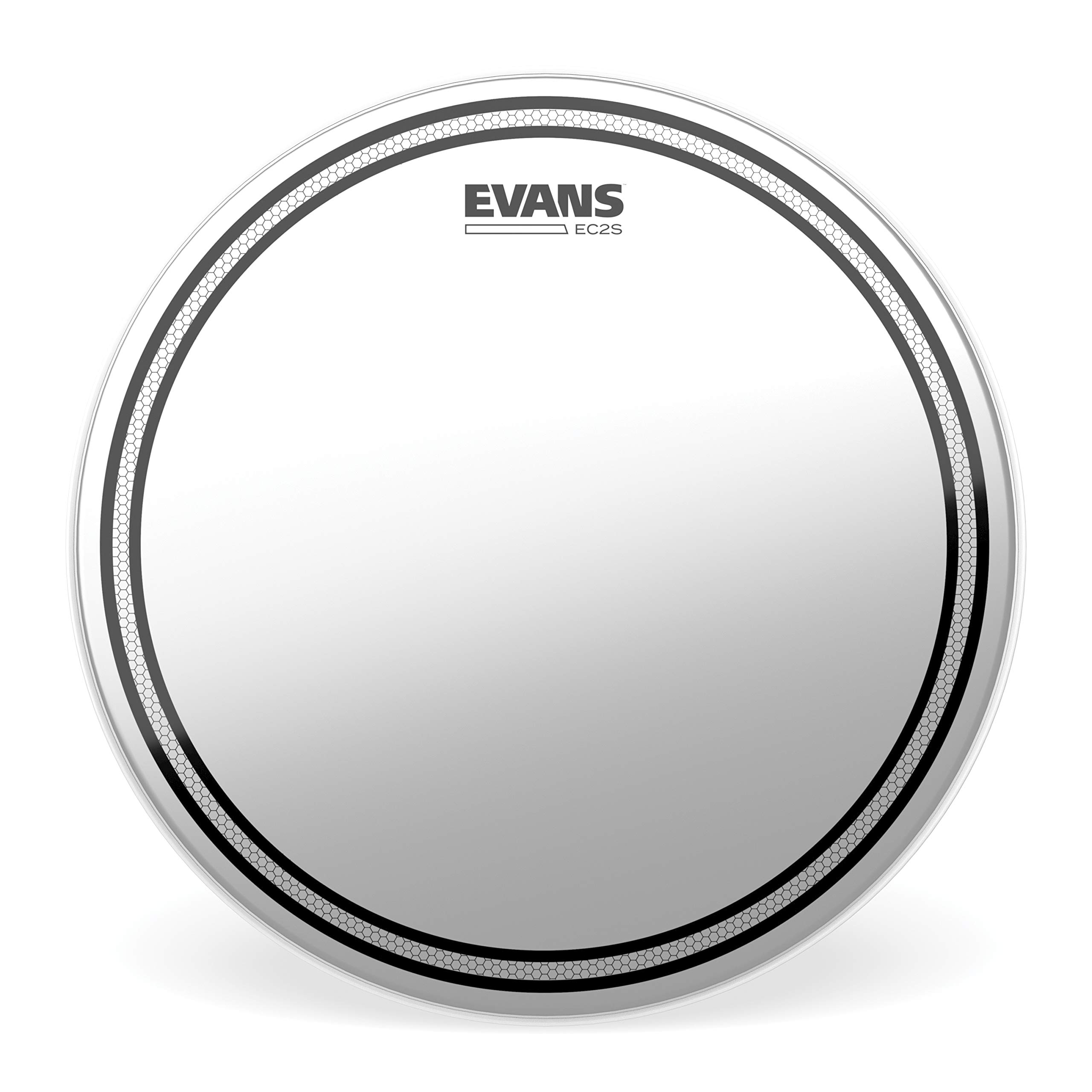 Evans EC2S Coated Tom Drumhead - 6 Inch Drum Head for Clear Sound & Durability | Perfect for Jazz, Rock & Studio Recording