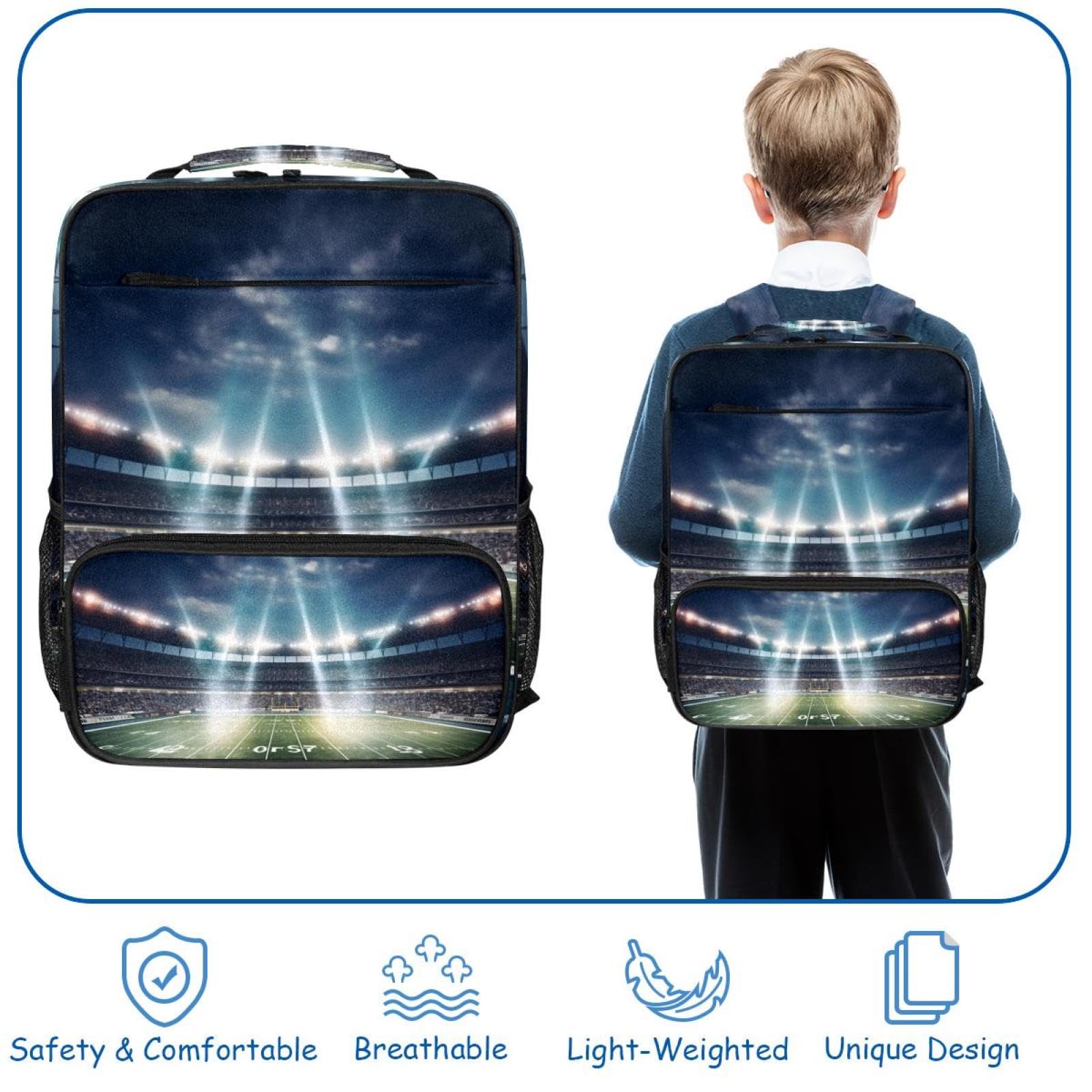 Premium Travel & Work Backpack - Durable Laptop Backpack for Men & Women | Perfect for Commuting, Hiking & American Football Games