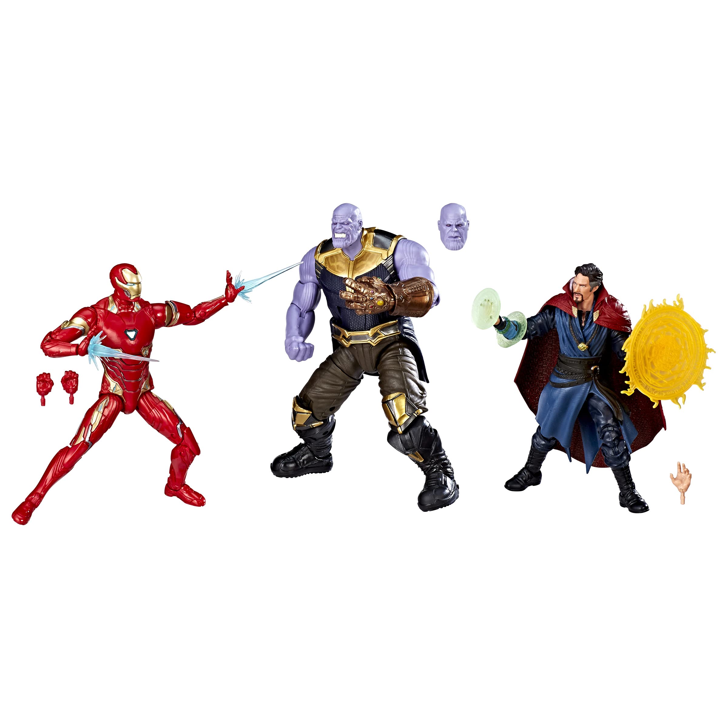 Marvel Studios Avengers: Infinity War 3-Pack Action Figures - Collectible Superhero Toys for Fans & Gift Ideas | Perfect for Display, Play & Marvel Collections