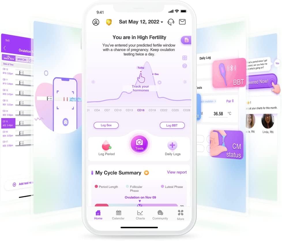 Easy@Home 100 Ovulation & 20 Pregnancy Test Strips with Cups - Accurate Fertility Predictor Kit for Women | LH & HCG Hormone Testing | TTC, Conception Tracking & Family Planning | Home Use & Doctor Recommended