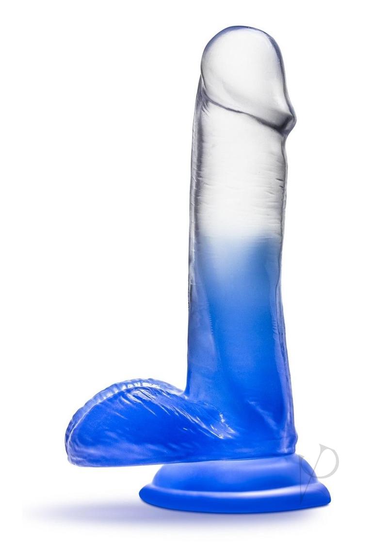 B Yours Stilla Blue Dildo 6 Inch - Realistic Silicone Adult Toy for Women & Men, Waterproof & Body-Safe - Perfect for Couples Play & Solo Pleasure