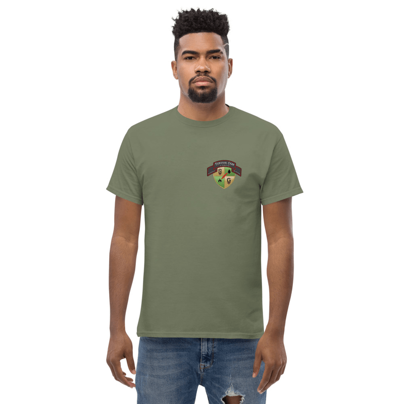 Bushcraft Survival Short Sleeve T-Shirt - Outdoor Adventure & Camping Essential for Men & Women