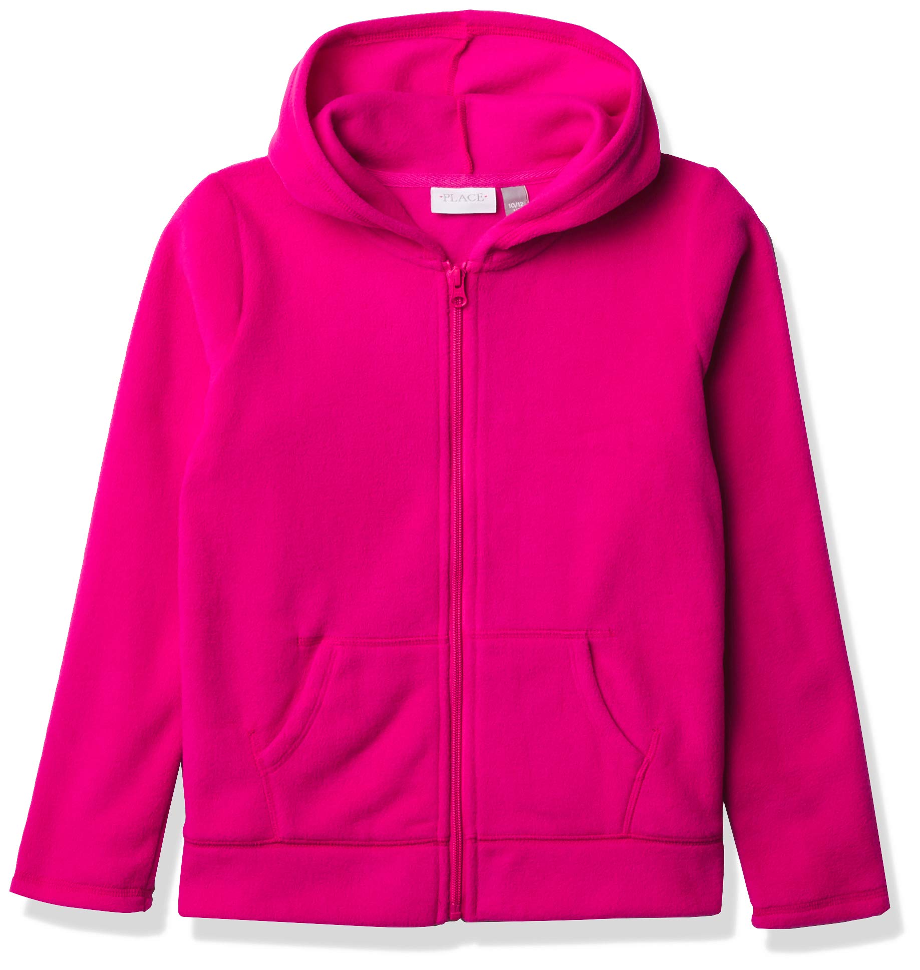 The Children's Place Girls' Uniform Fleece Zip-Up Hoodie - Soft & Warm School Jacket for Everyday Wear | Perfect for School Uniforms, Playdates & Outdoor Activities
