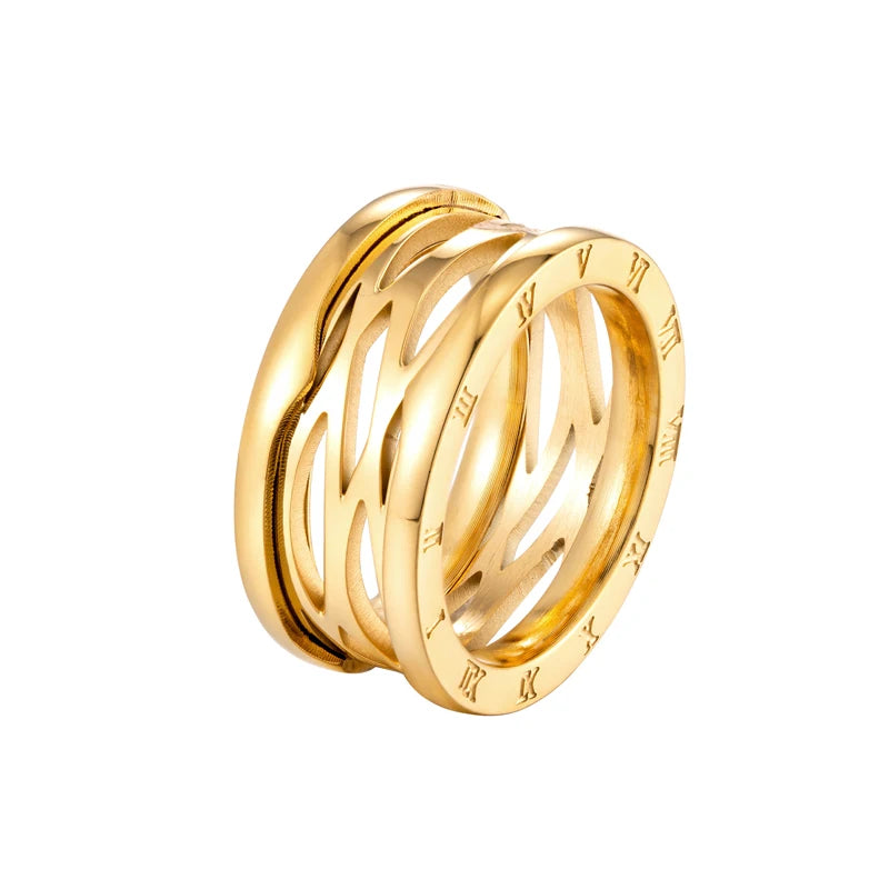 Domitilla Ring - Elegant Sterling Silver Stackable Ring for Women | Perfect for Everyday Wear, Gifts & Special Occasions